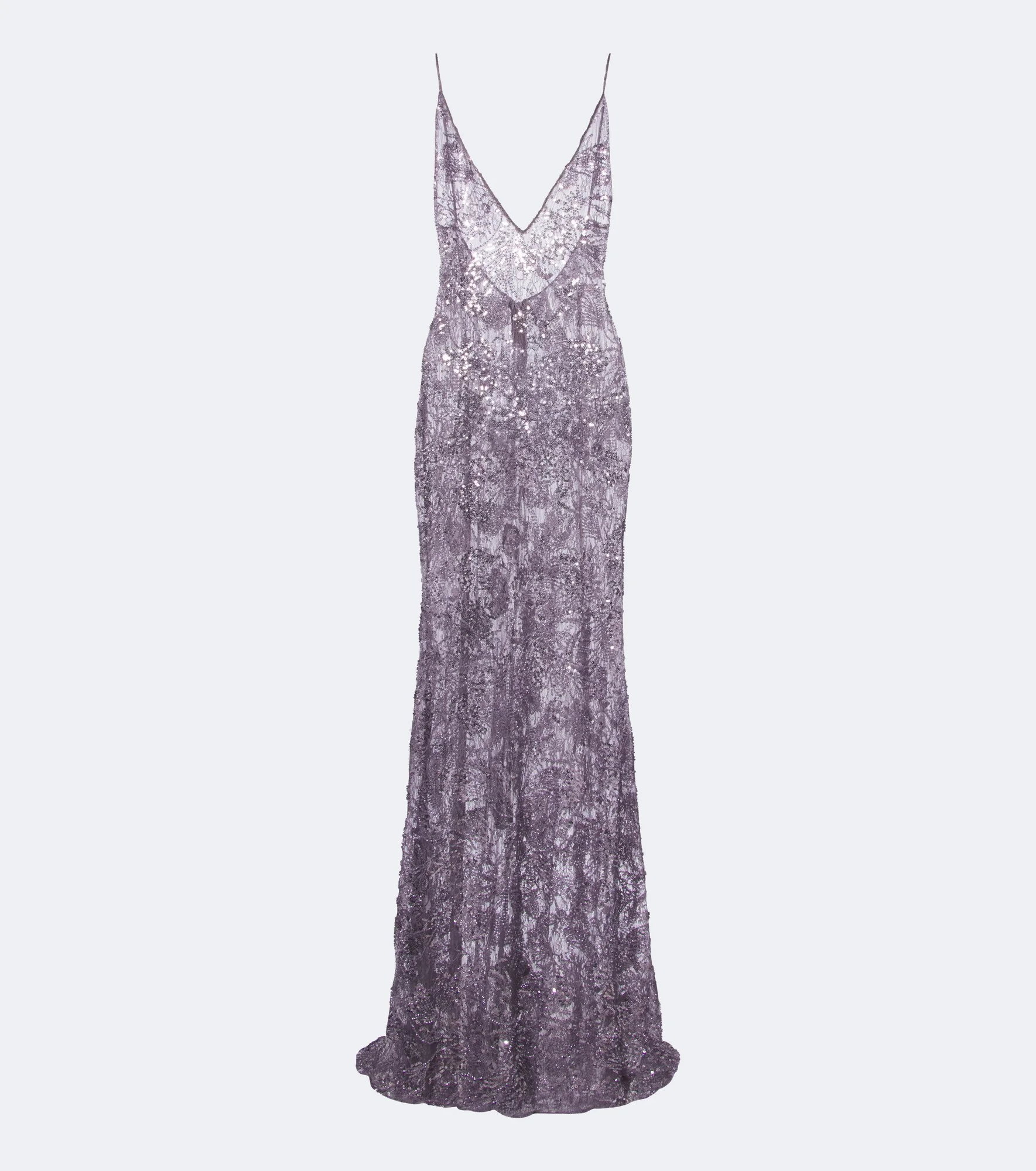 Claudie sequined lace gown - 1