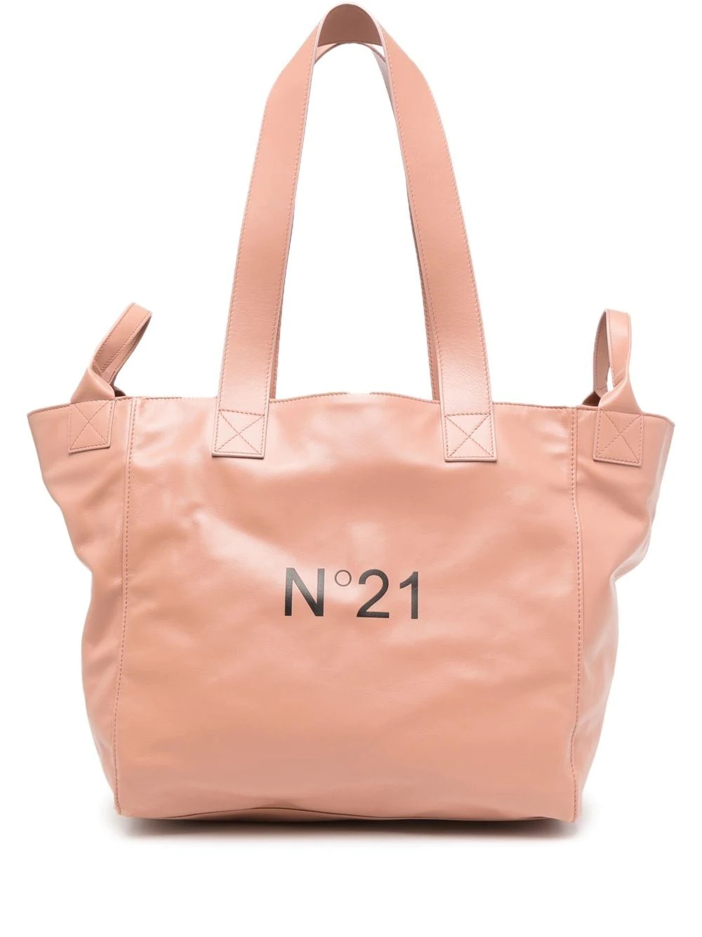 logo-print tote bag - 1