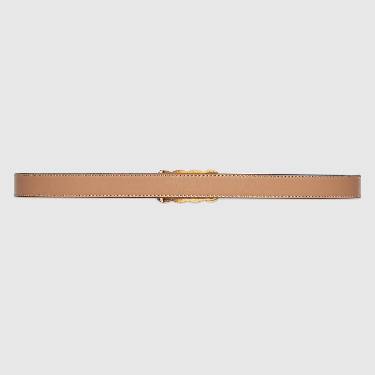 Thin belt with Interlocking G buckle - 3