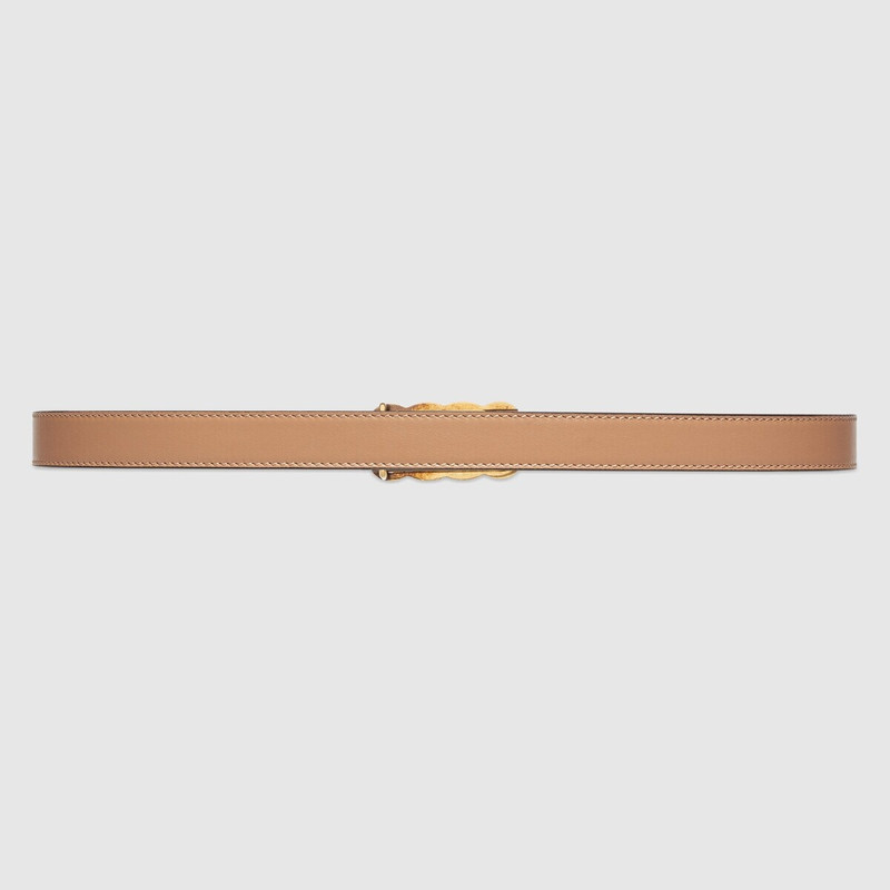 Thin belt with Interlocking G buckle 3