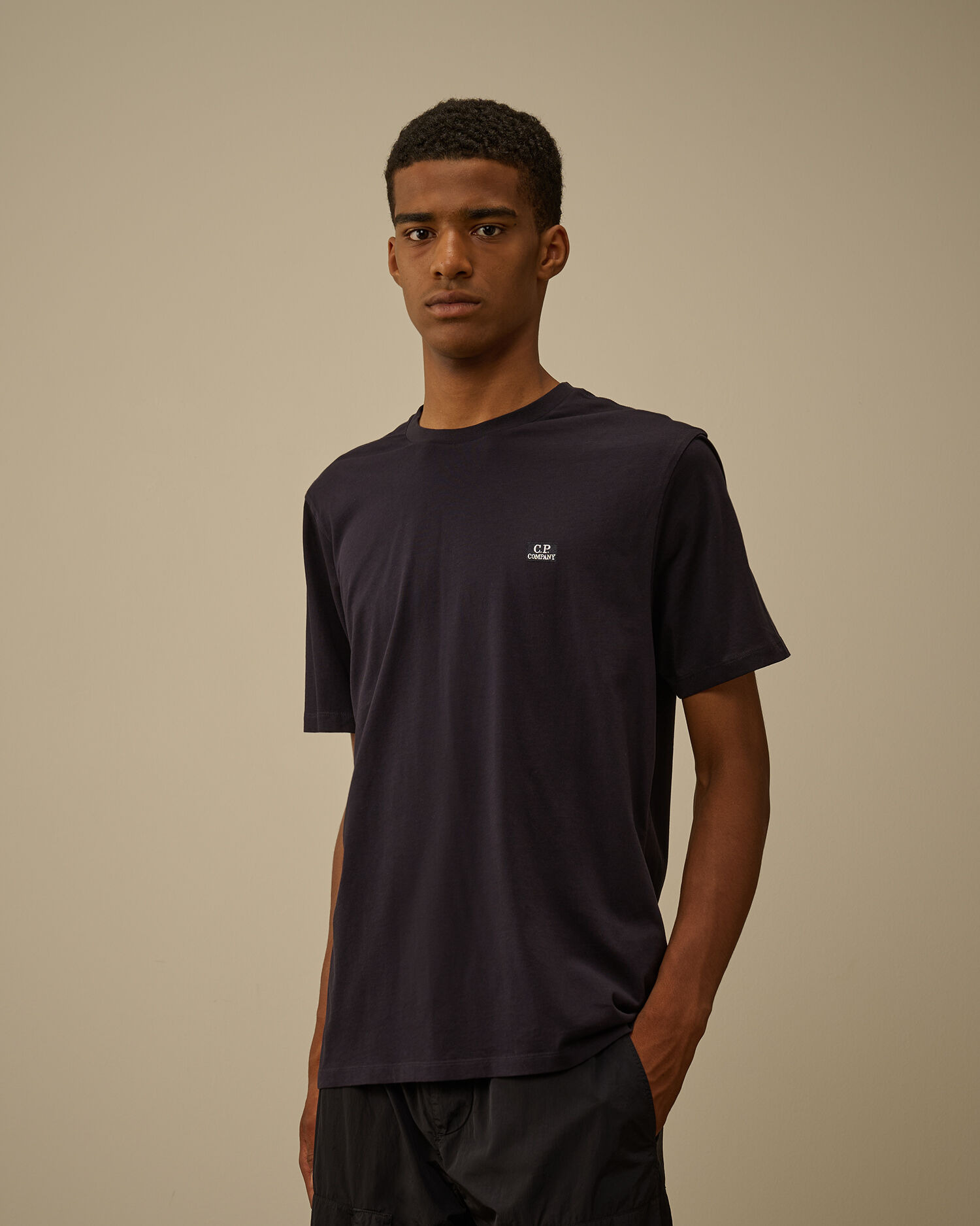 30/1 Jersey Short Sleeve Logo Patch T-Shirt - 3