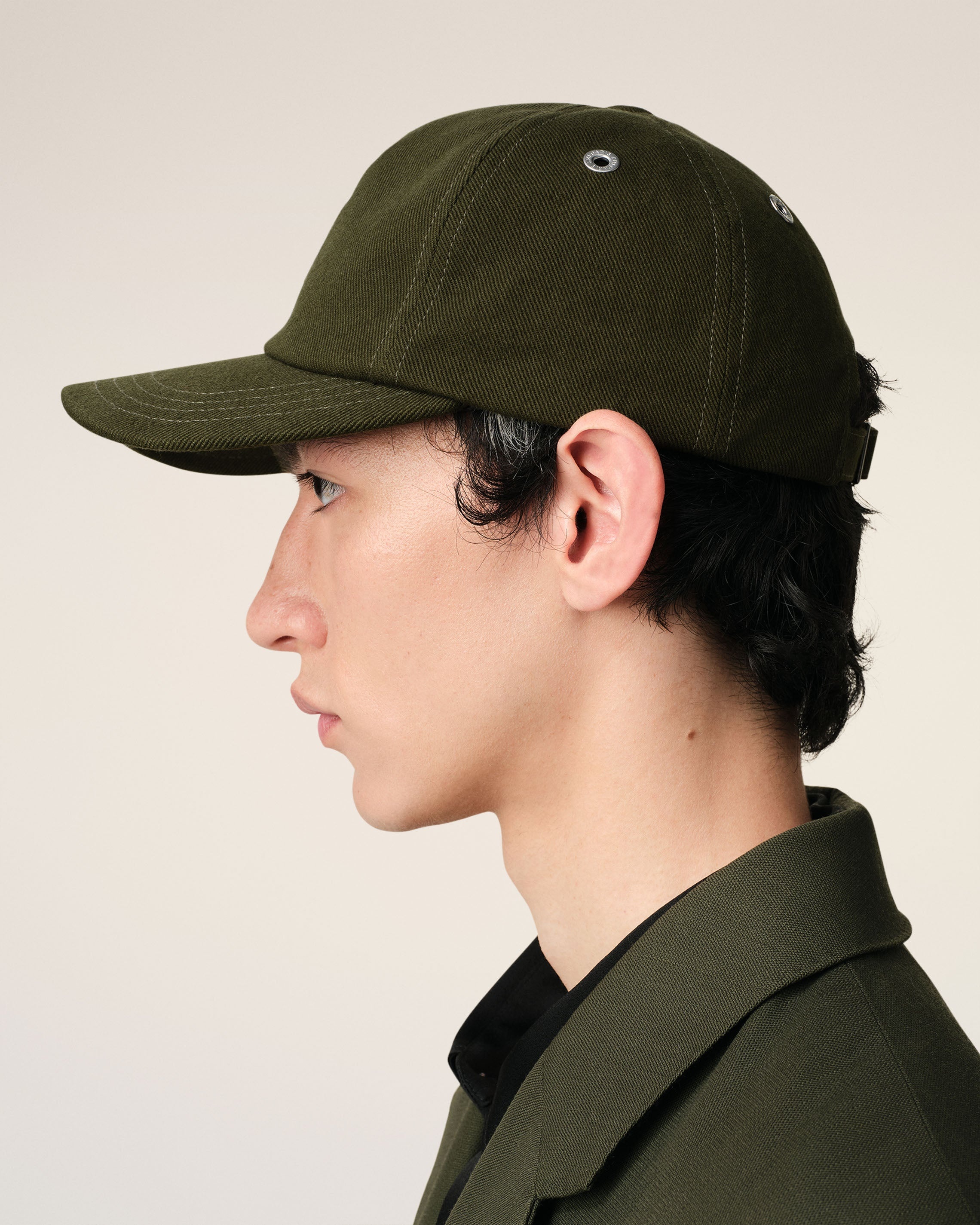 GREEN COTTON EMBOSSED AMI DE COEUR CAP - 5