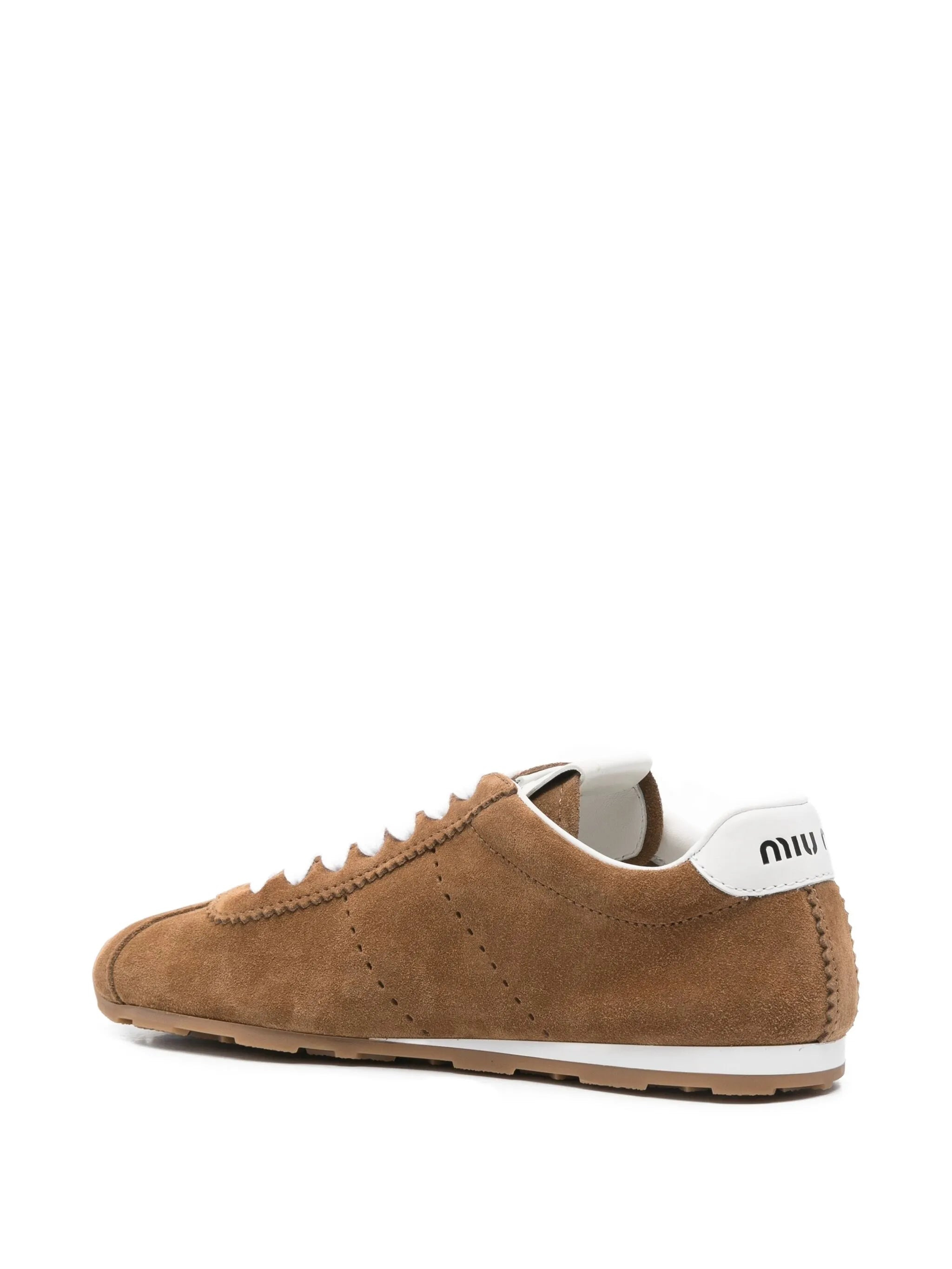 Miu Miu Plume Suede Sneakers - 3