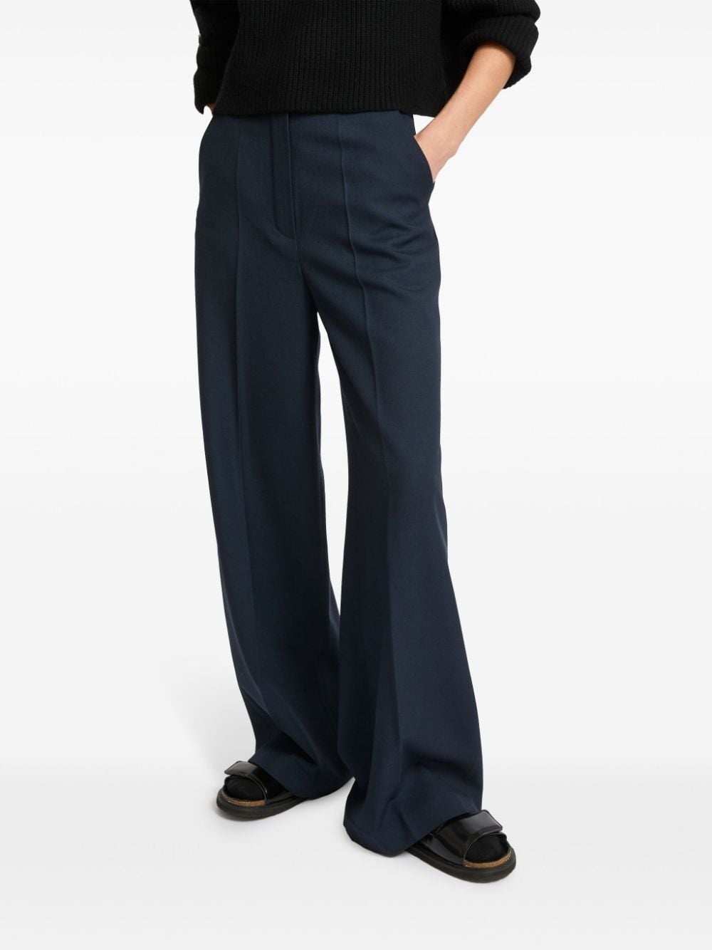 wool tailored trousers - 3