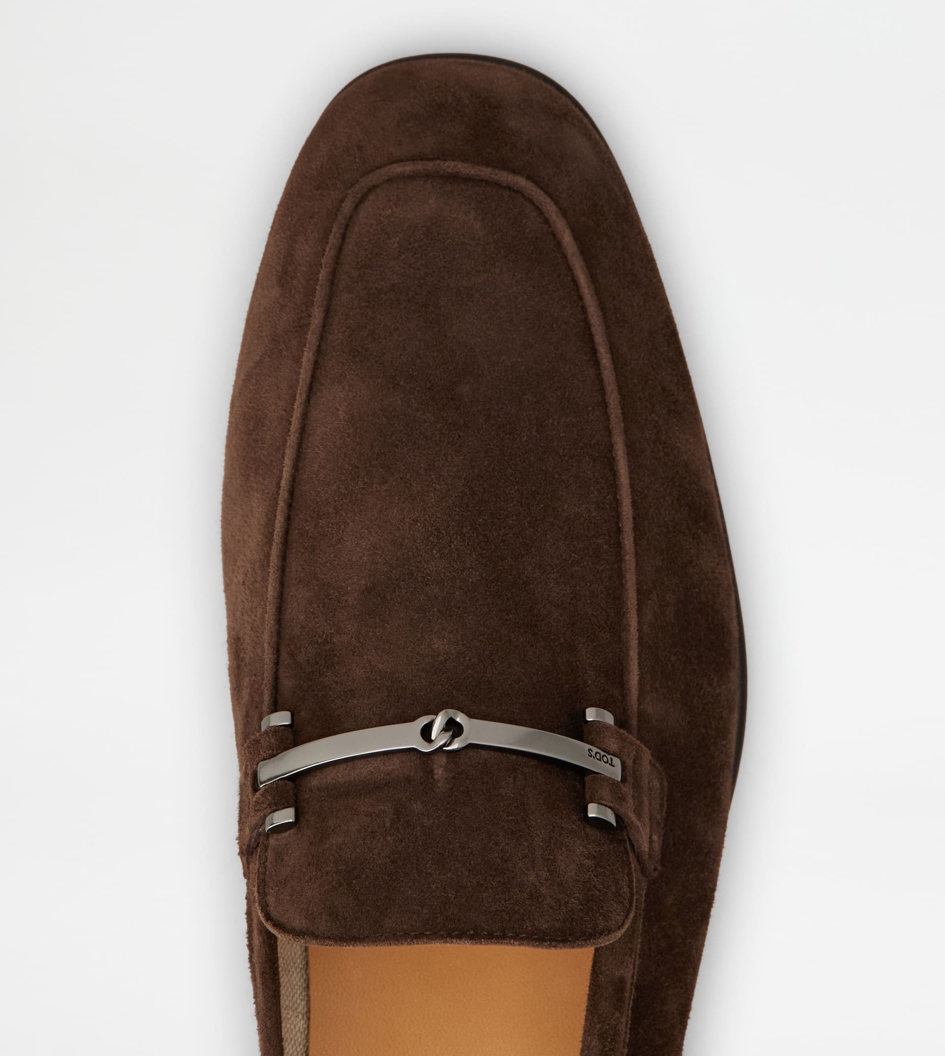 LOAFERS IN SUEDE - BROWN - 5