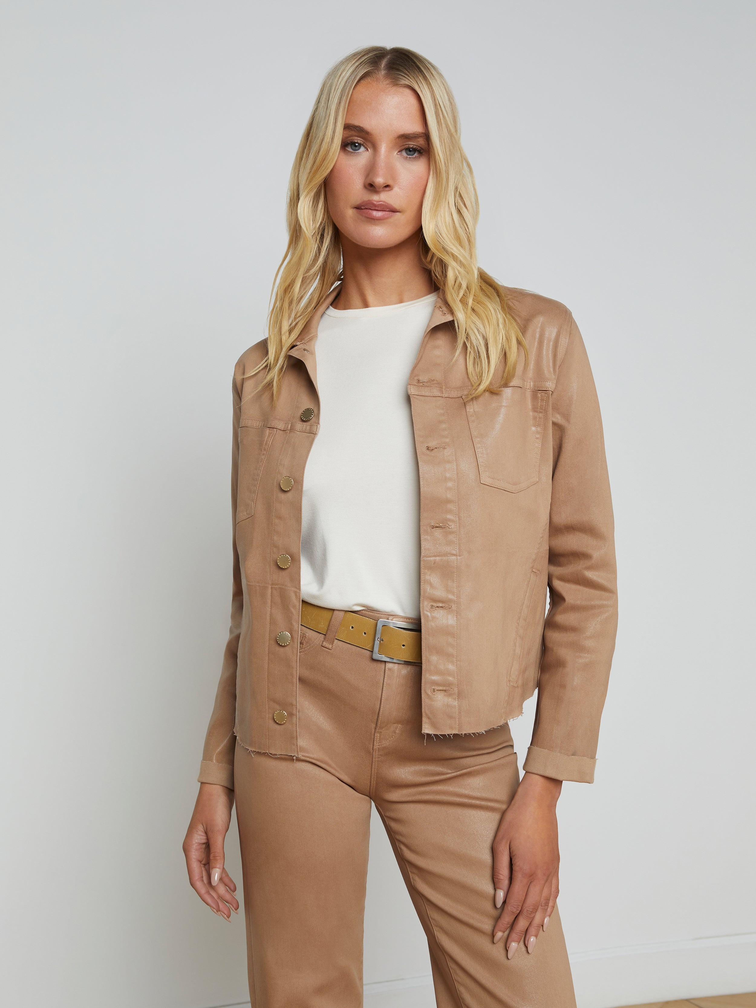 Janelle Coated Denim Jacket - 2