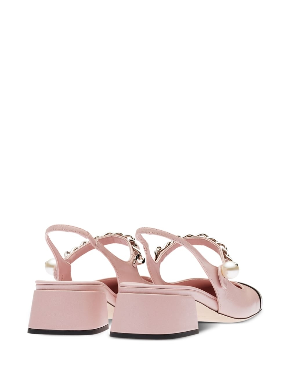 leather slingback pumps - 3