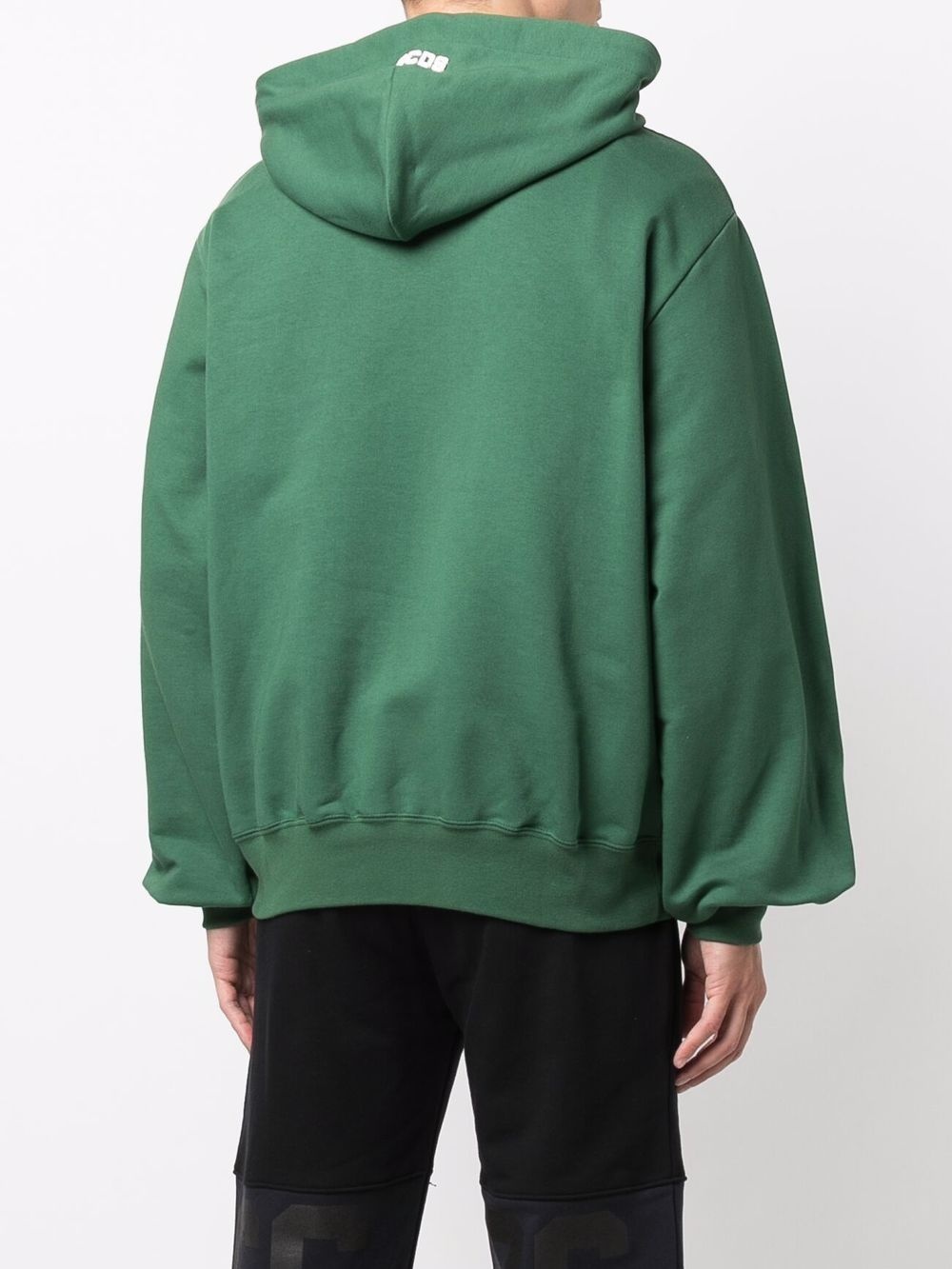logo plaque hoodie - 4
