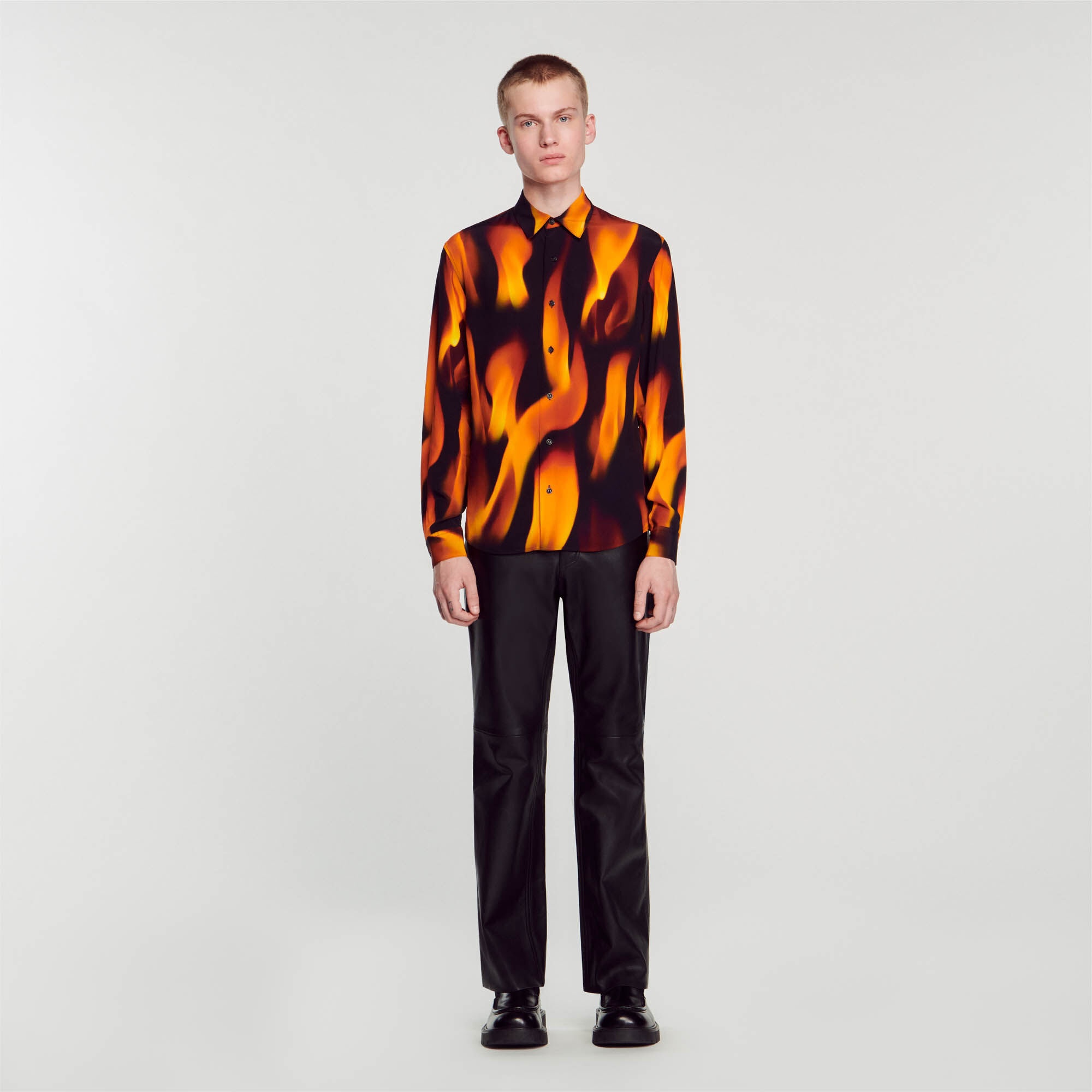 FLAME PATTERN SHIRT - 3