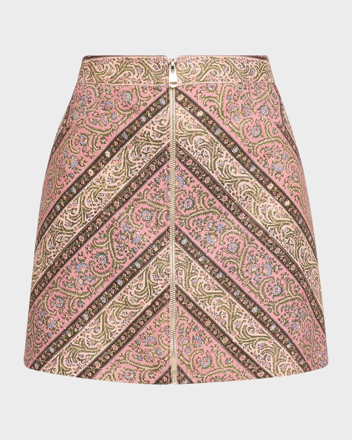 Pepper Paisley Mini Skirt - 1