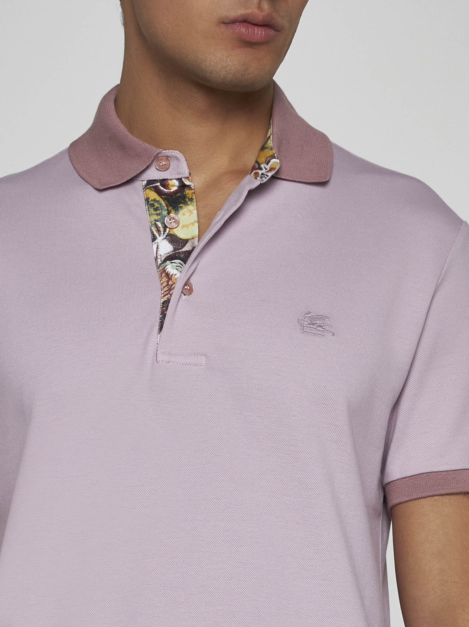 Logo cotton polo shirt - 5