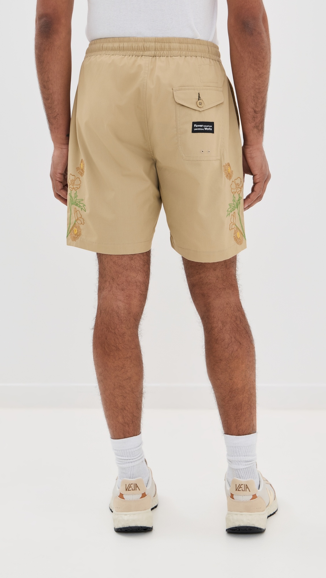 Universal Works X Flower Mountain Beach Shorts 7.5" - 2
