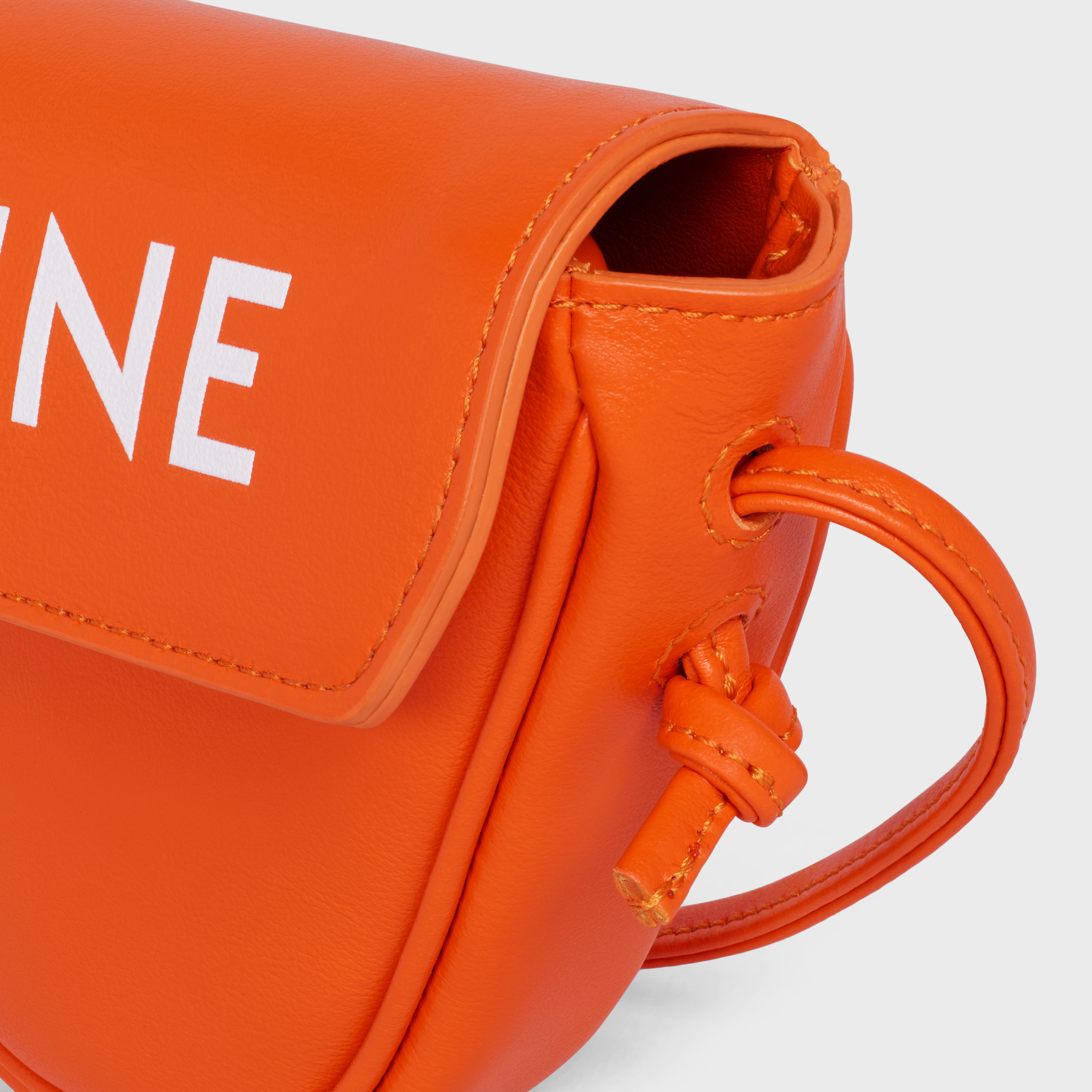 MINI TRIANGLE in smooth calfskin with celine print - 6