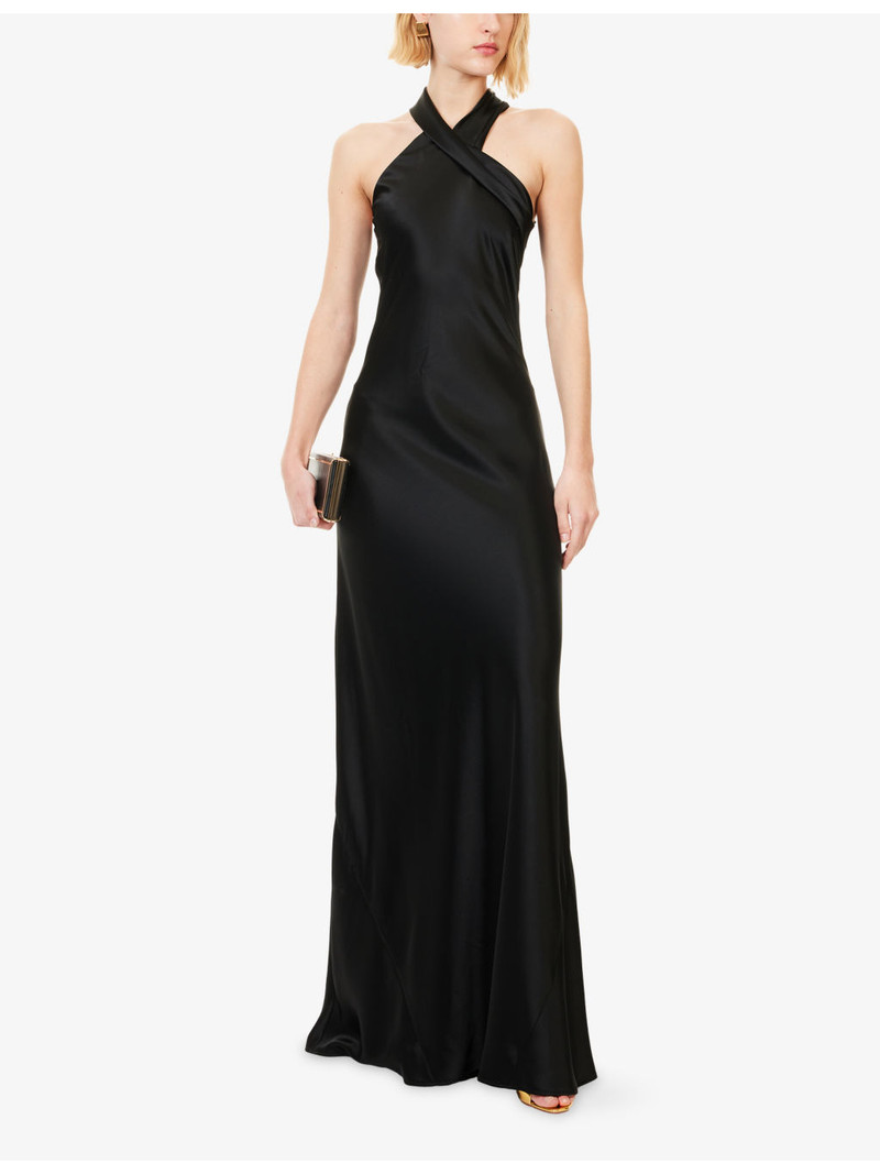 GALVAN Pandora Satin Gown outlook