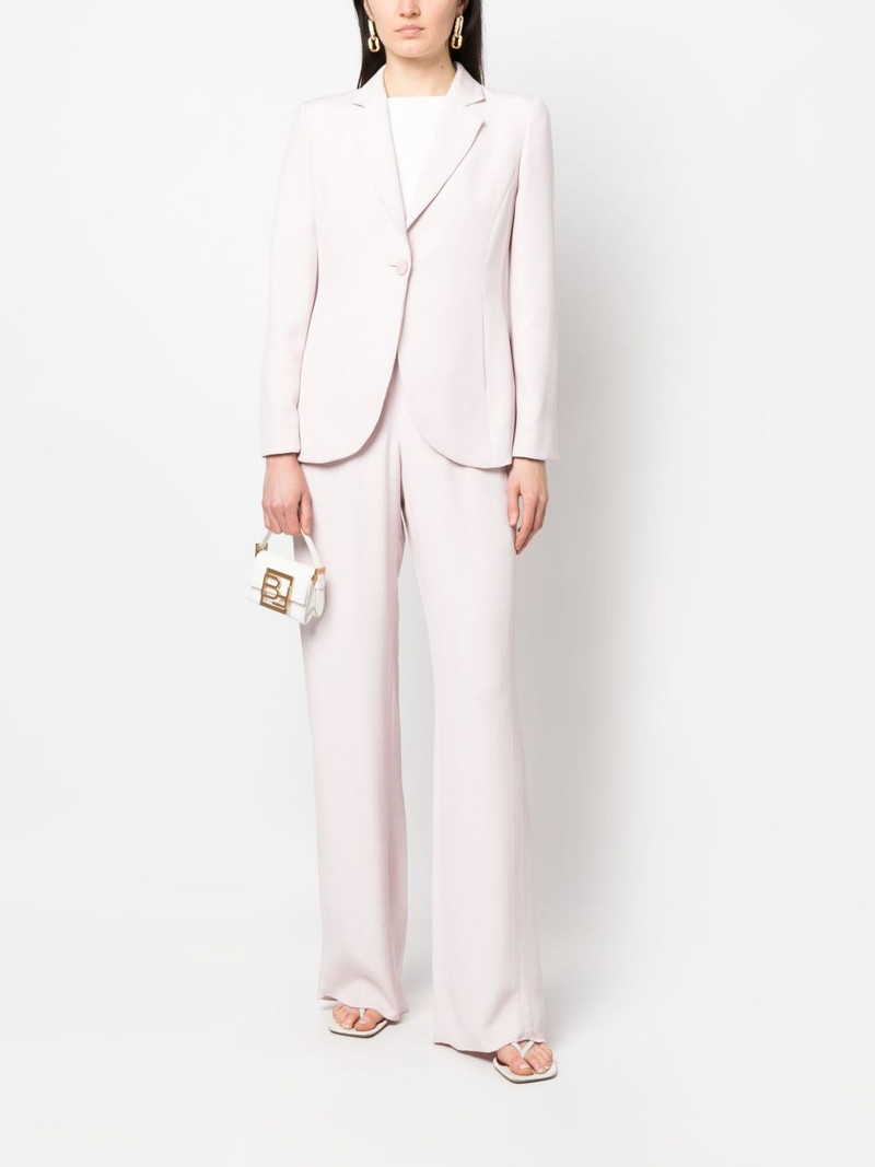 EMPORIO ARMANI gathered wide-leg trousers outlook