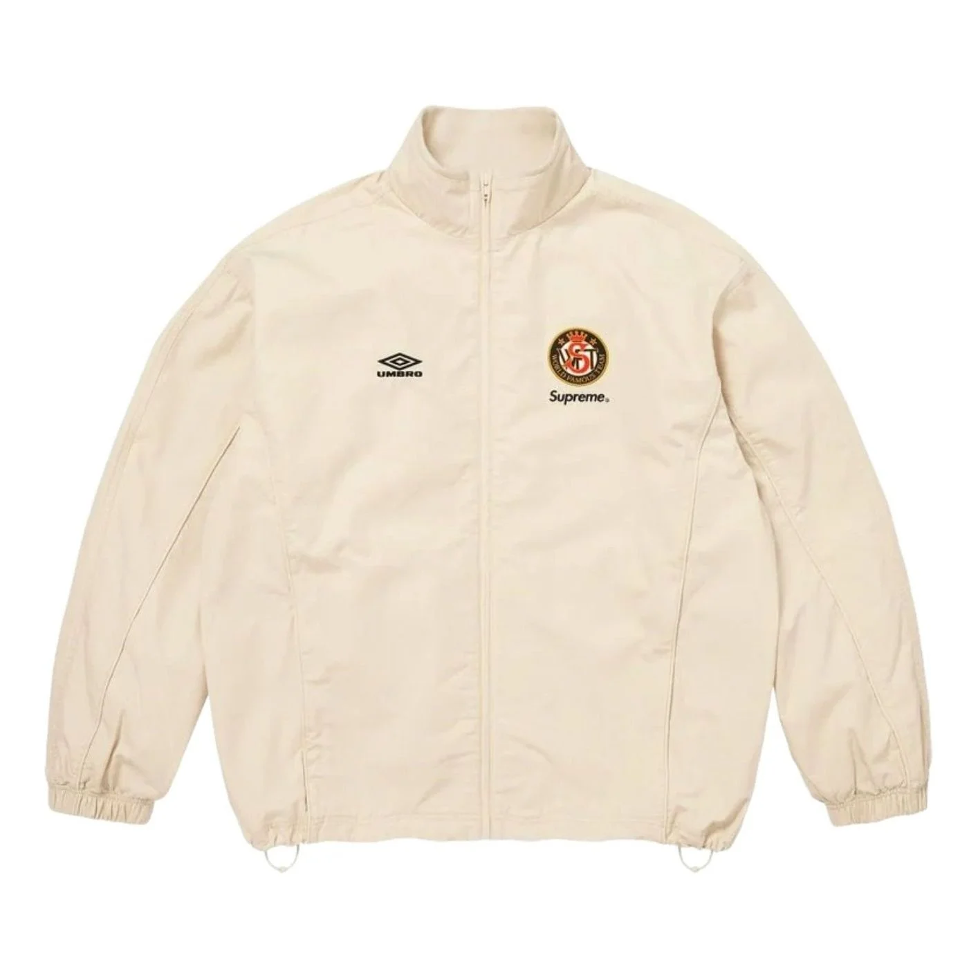 Supreme x Umbro SS26 Cotton Ripstop Track Jacket 'Stone' SUP-SS26-009-STN - 1