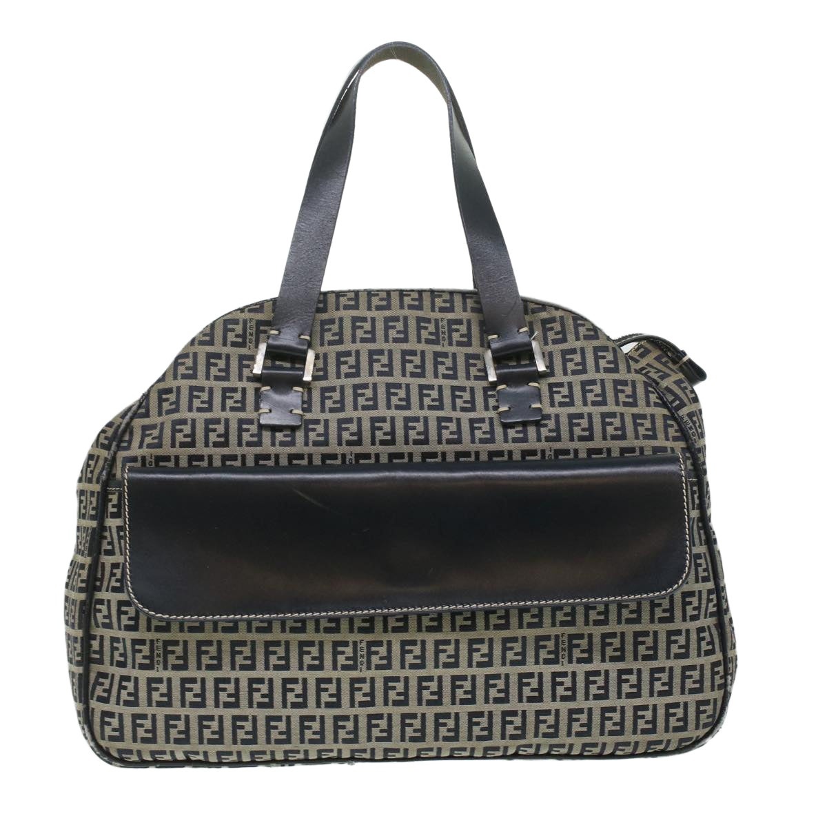 FENDI Zucchino Canvas Hand Bag Navy 71-16533-0-012 - 13
