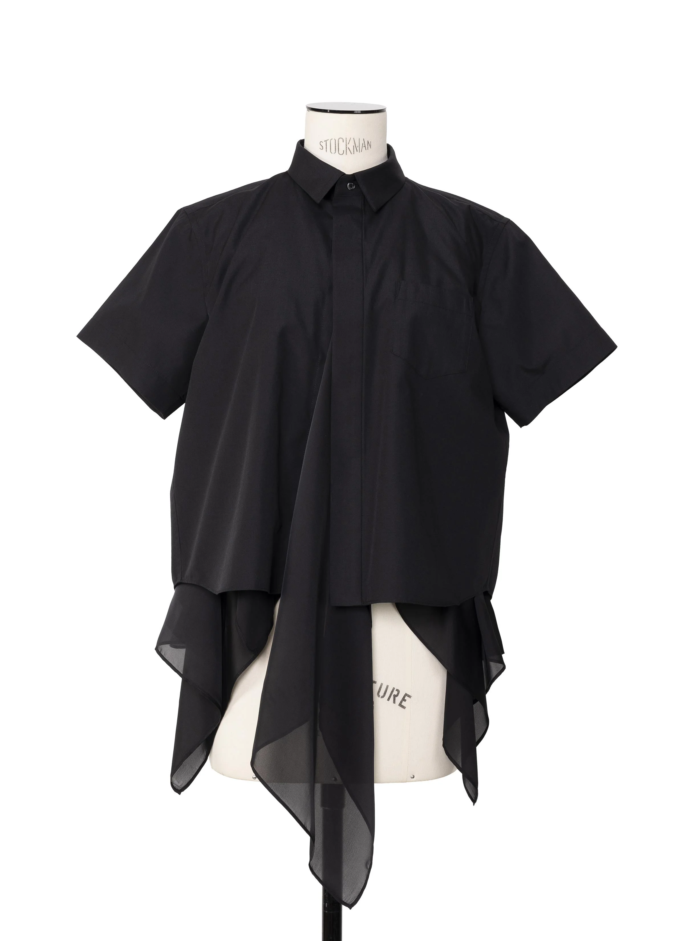 Poplin x Satin Shirt - 1