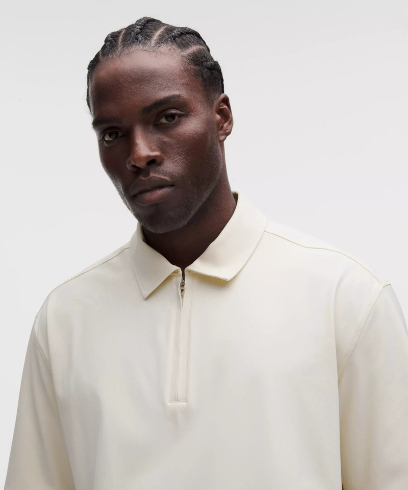Daydrift Oversized Zip-Neck Polo Shirt 4