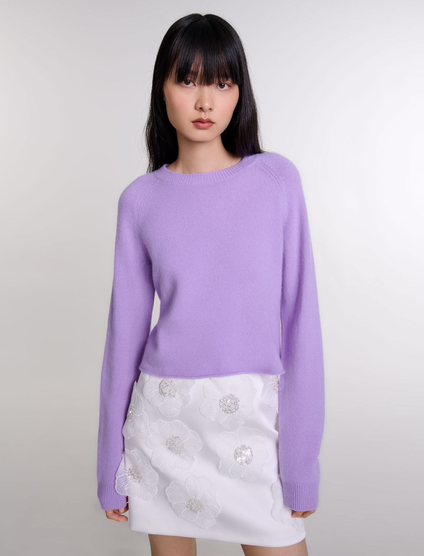 Short cashmere jumper - 5