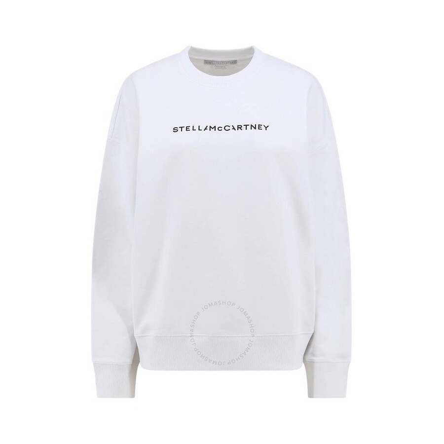 Stella McCartney Logo-Print Crew Neck Cotton Sweatshirt - 1