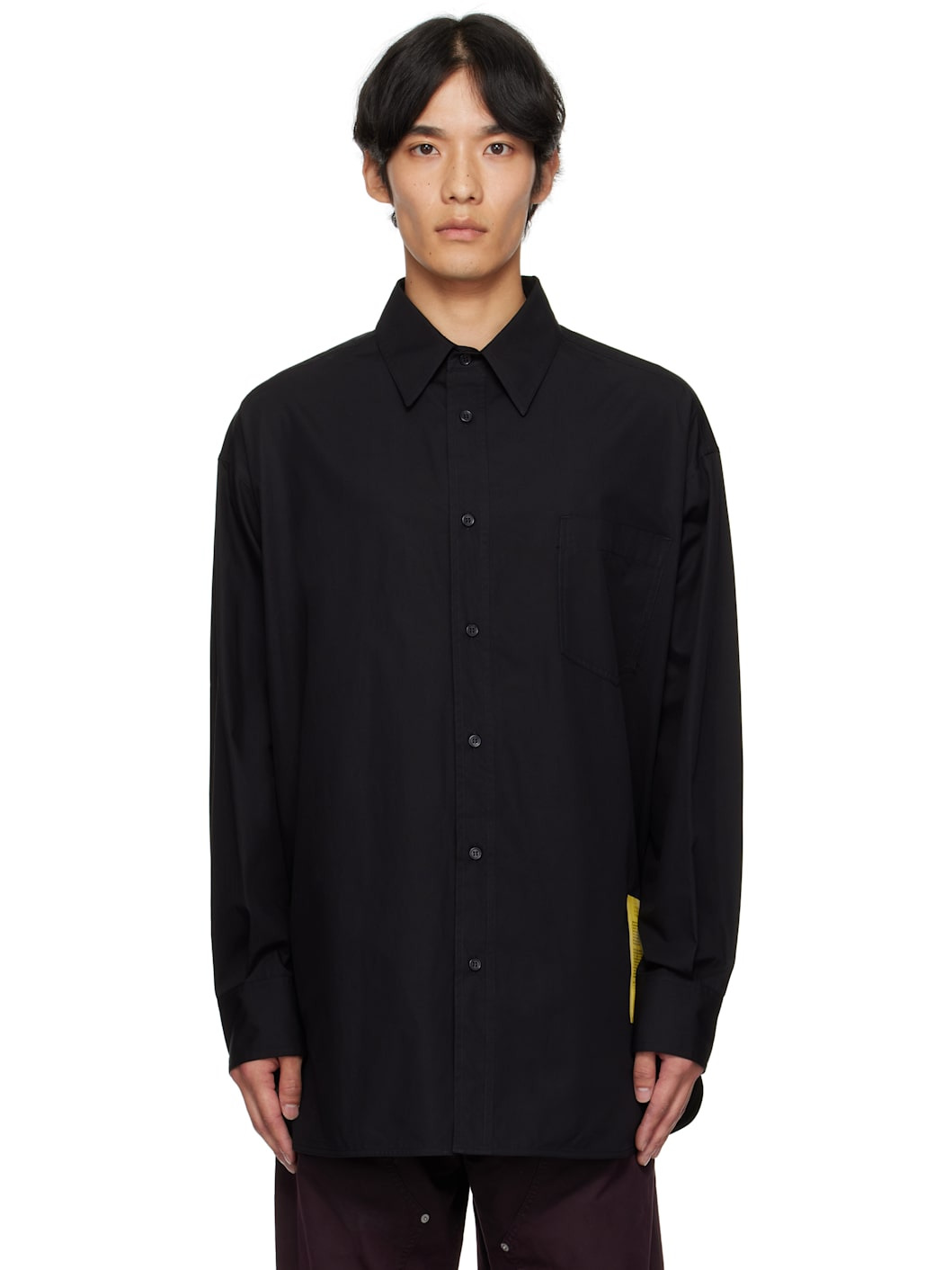 Black Poplin Shirt - 1