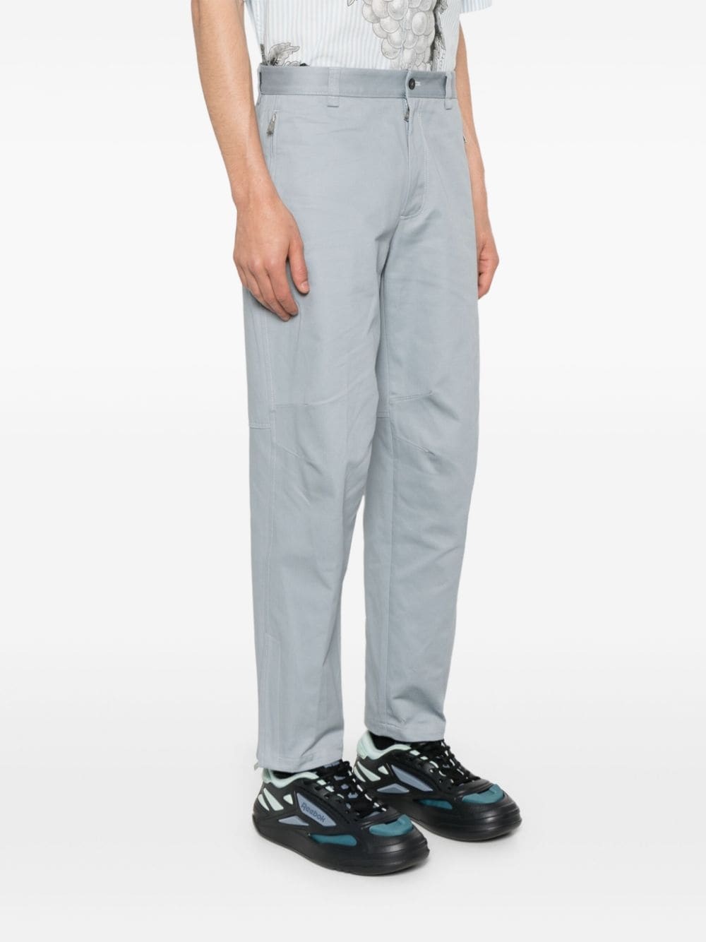 Biker straight-leg trousers - 3
