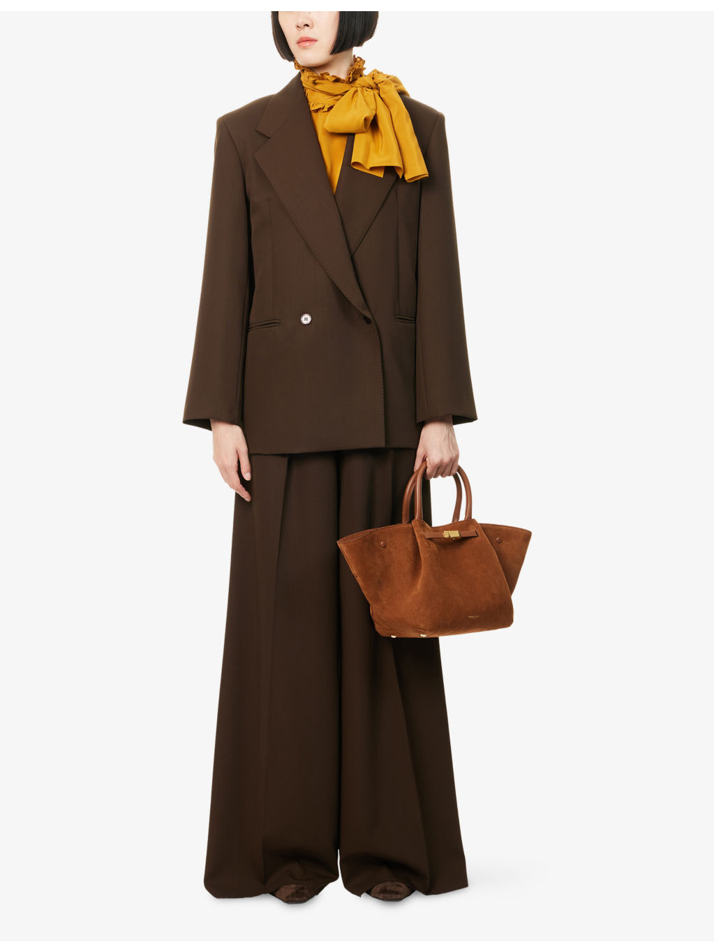 Ginseng Notch-Lapels Wool Blazer - 2