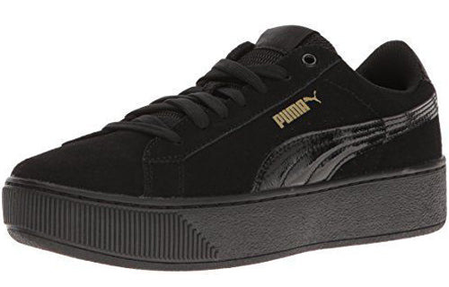 (WMNS) PUMA SUEDE S Vikky Platform - PUMA Black 363287-01 - 3