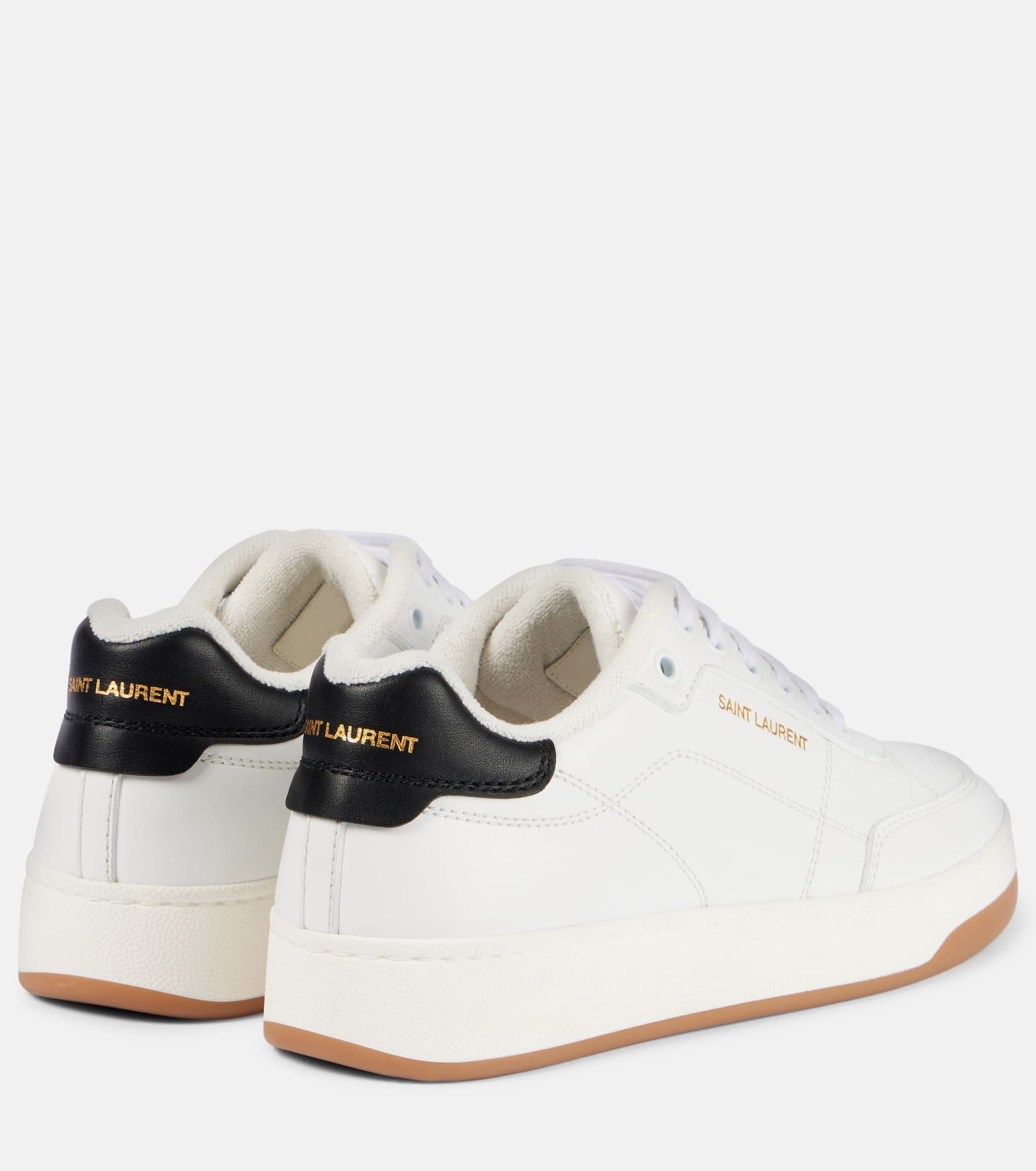 SL61 leather low-top sneakers - 2
