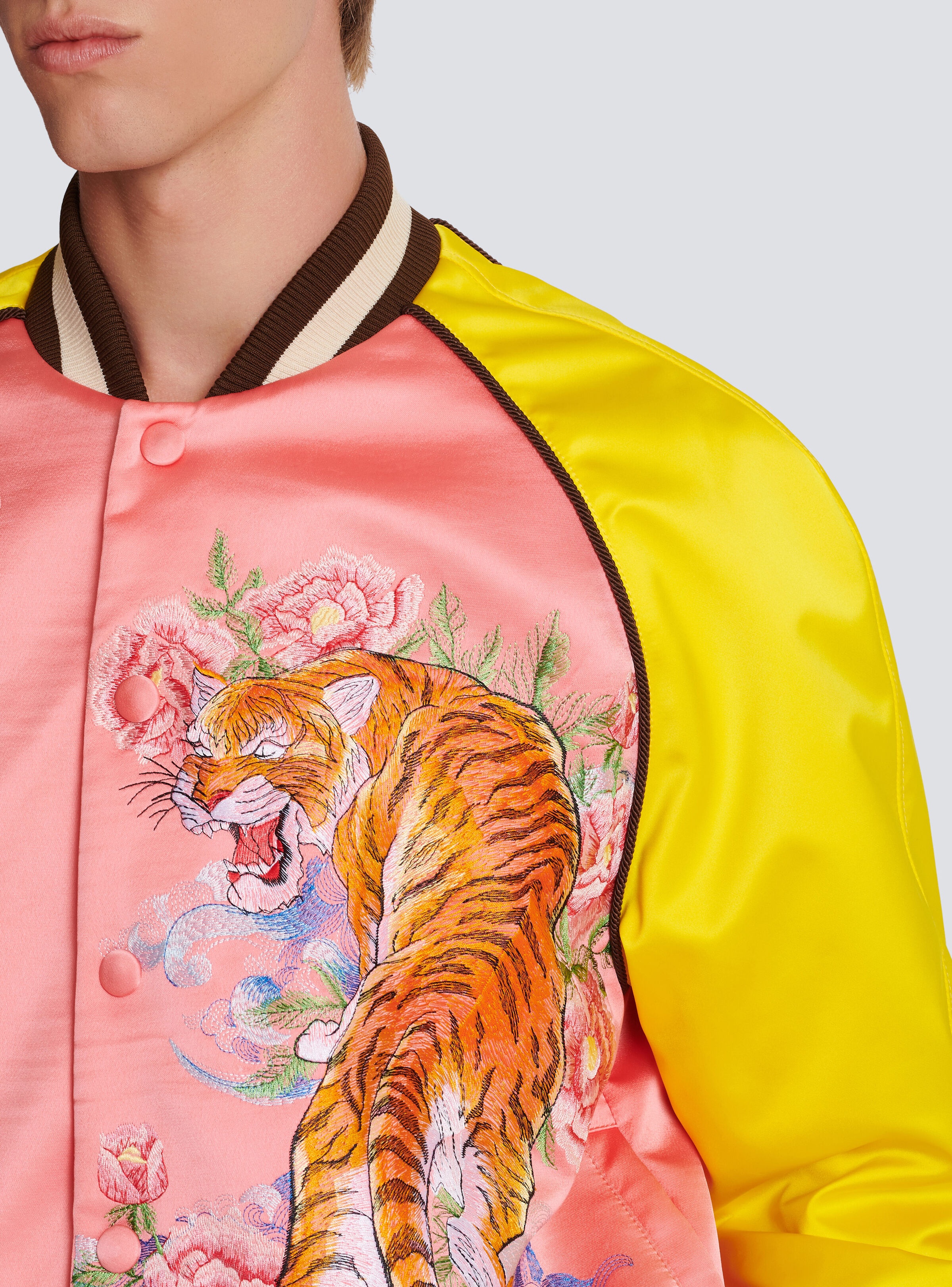 Tiger embroidered bomber - 8