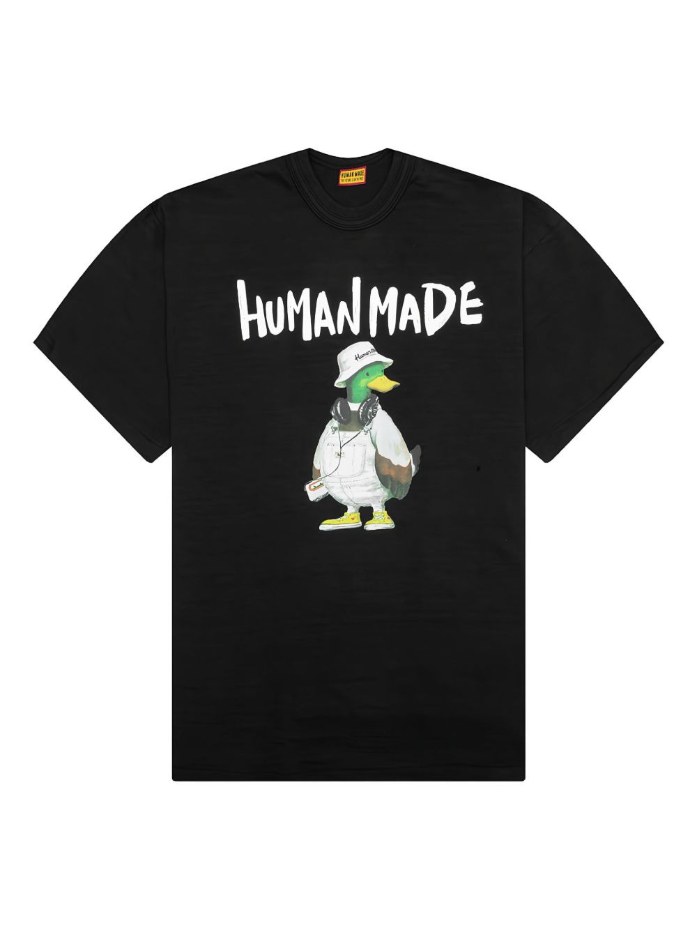 Duck-print cotton T-shirt - 1