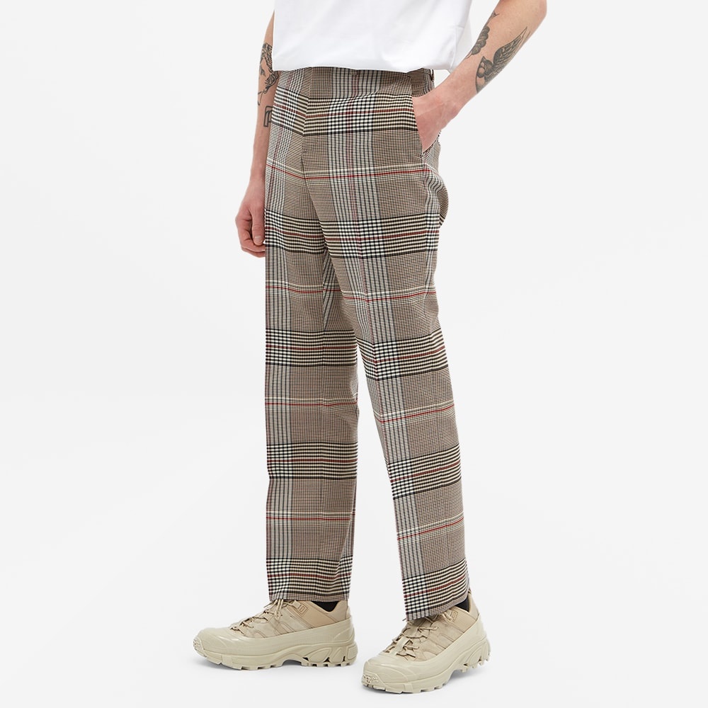 Burberry Slim Dry Wool Check Trouser - 5