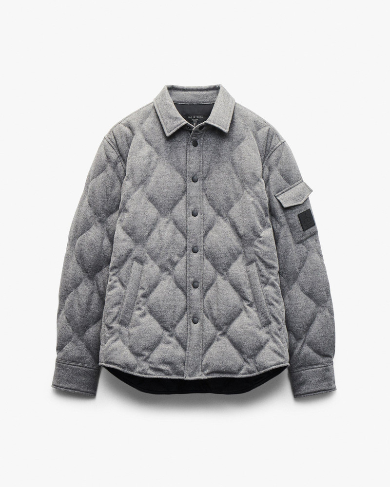 Dane Wool-Cashmere Quilted Shirt Jacket 1