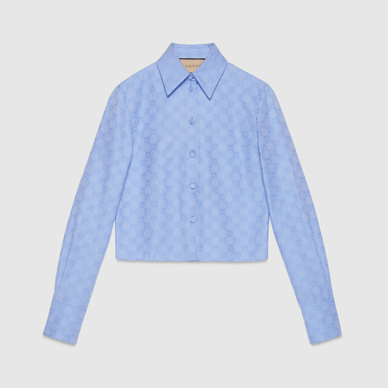 GG Supreme Oxford cotton shirt 1