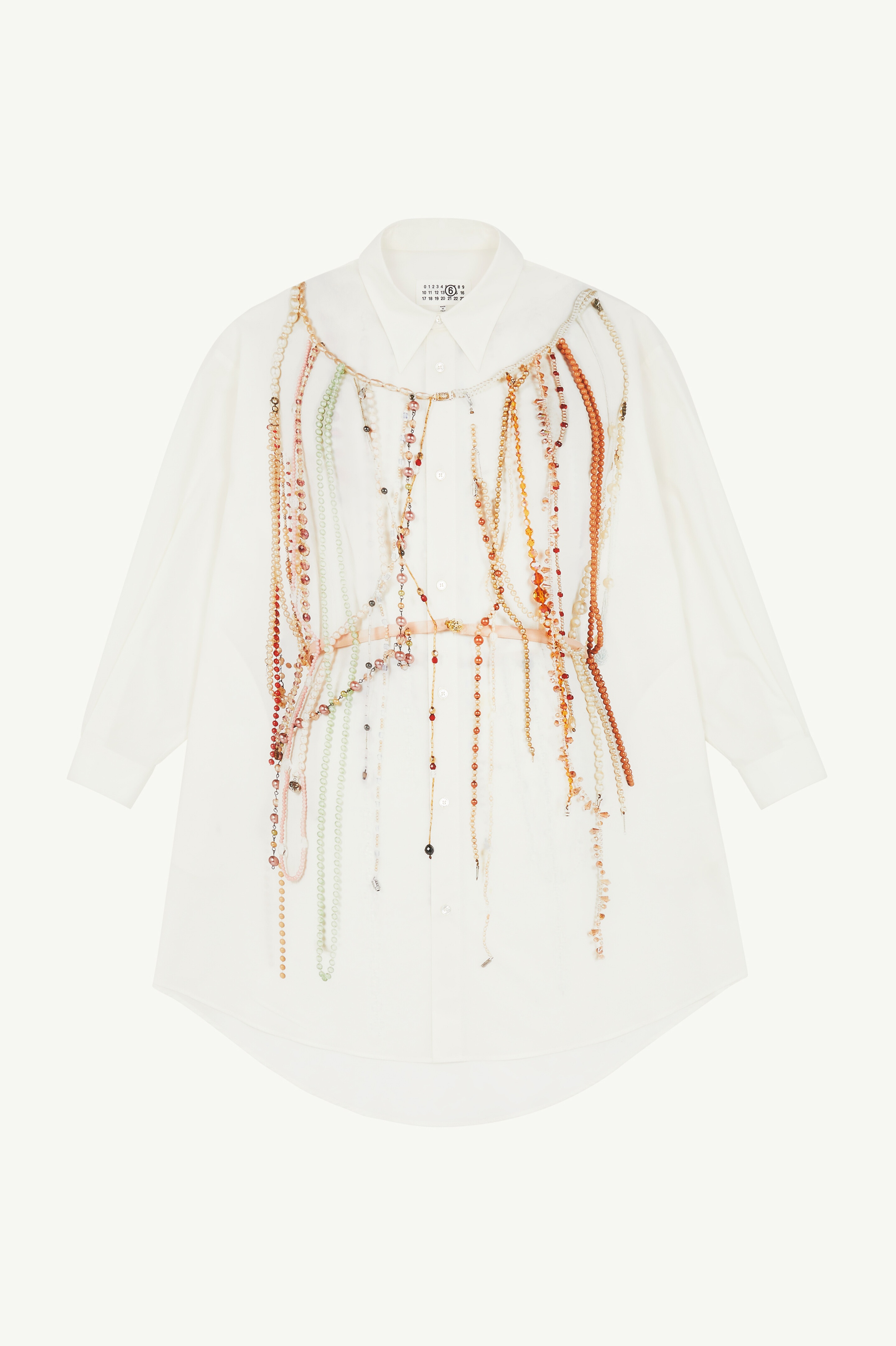 MM6 Maison Margiela★素敵！Pearl Jersey Dress MM6] Pearl Jersey Dress - White – Etude Boutique