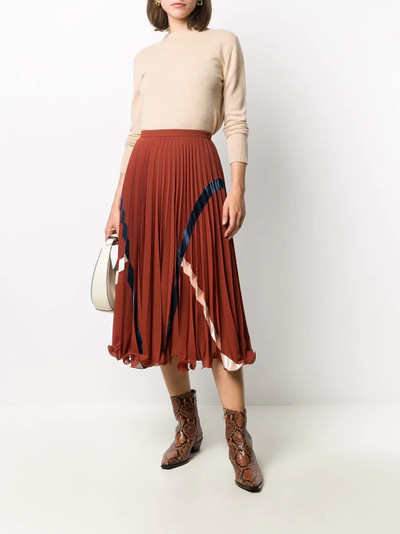 See by Chloé abstract print skirt outlook