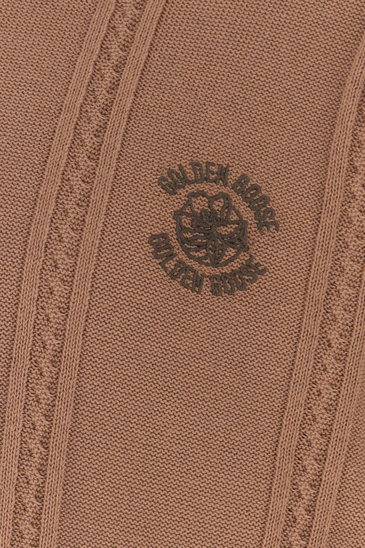Dark pink cotton and polyester polo shirt - 3
