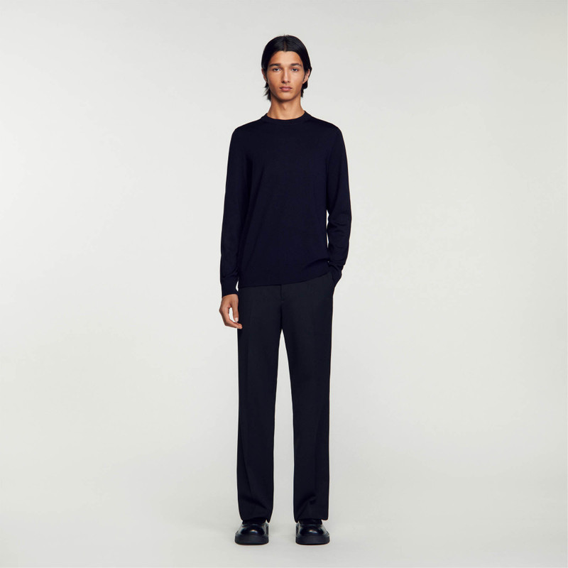 Sandro FINE KNIT WOOL SWEATER outlook