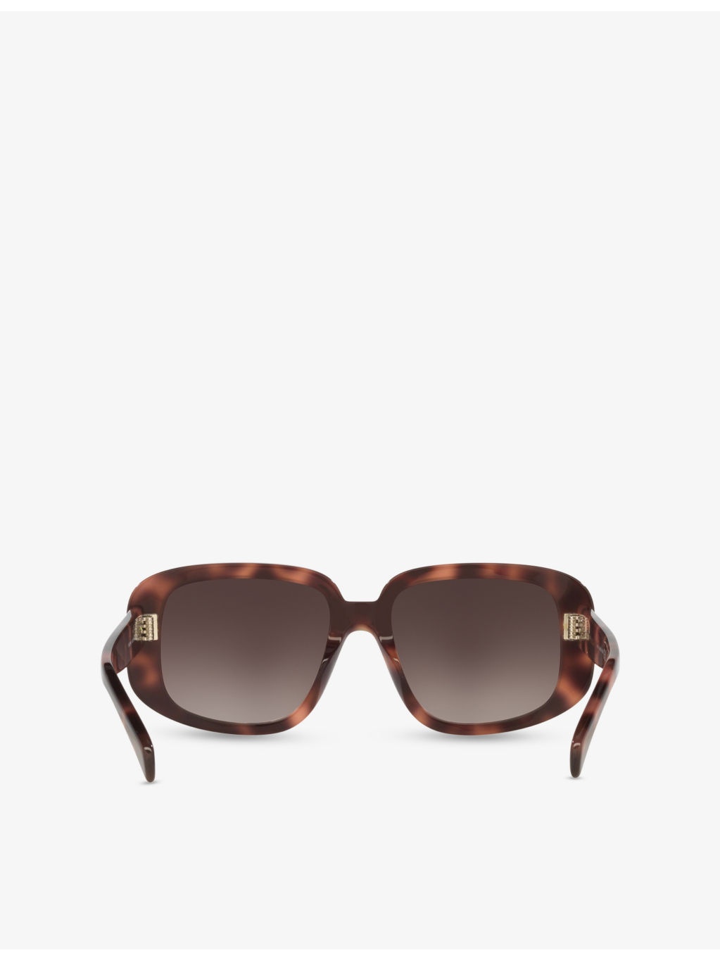 CL40299U Square-Frame Tortoiseshell Acetate Sunglasses - 4