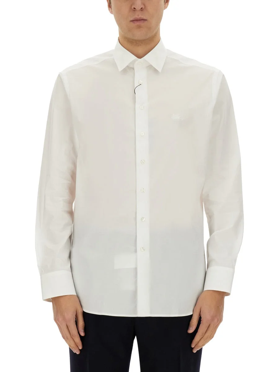 Etro Pegasus Logo Regular Fit Shirt, - 1