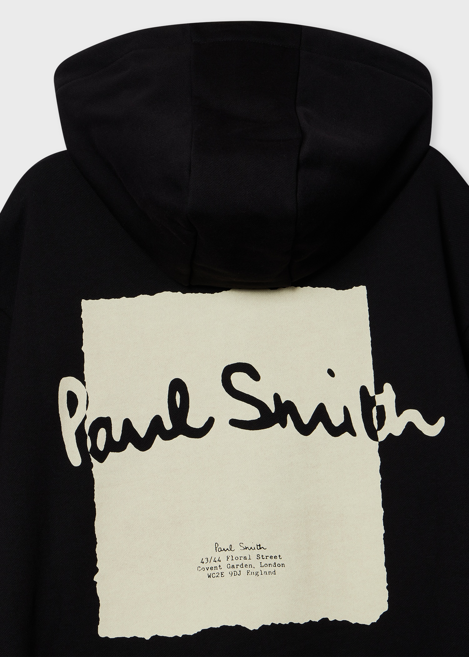 Black Signature Logo Print Hoodie - 3