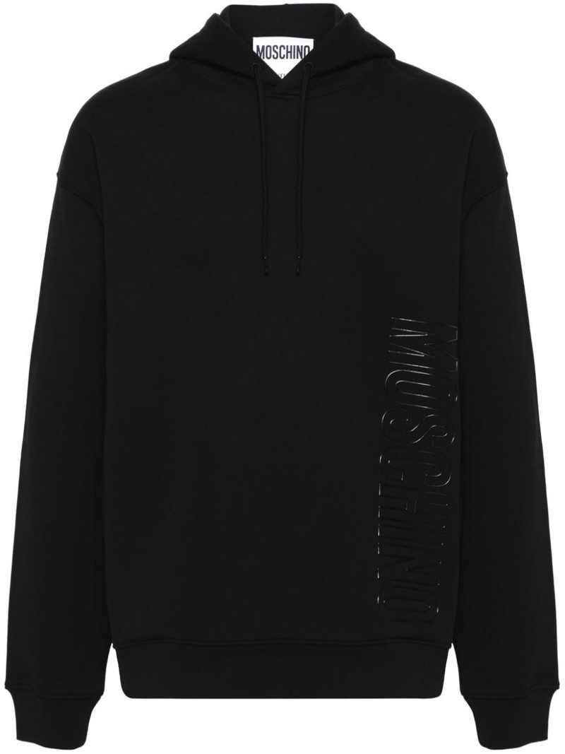 logo-lettering hoodie 1