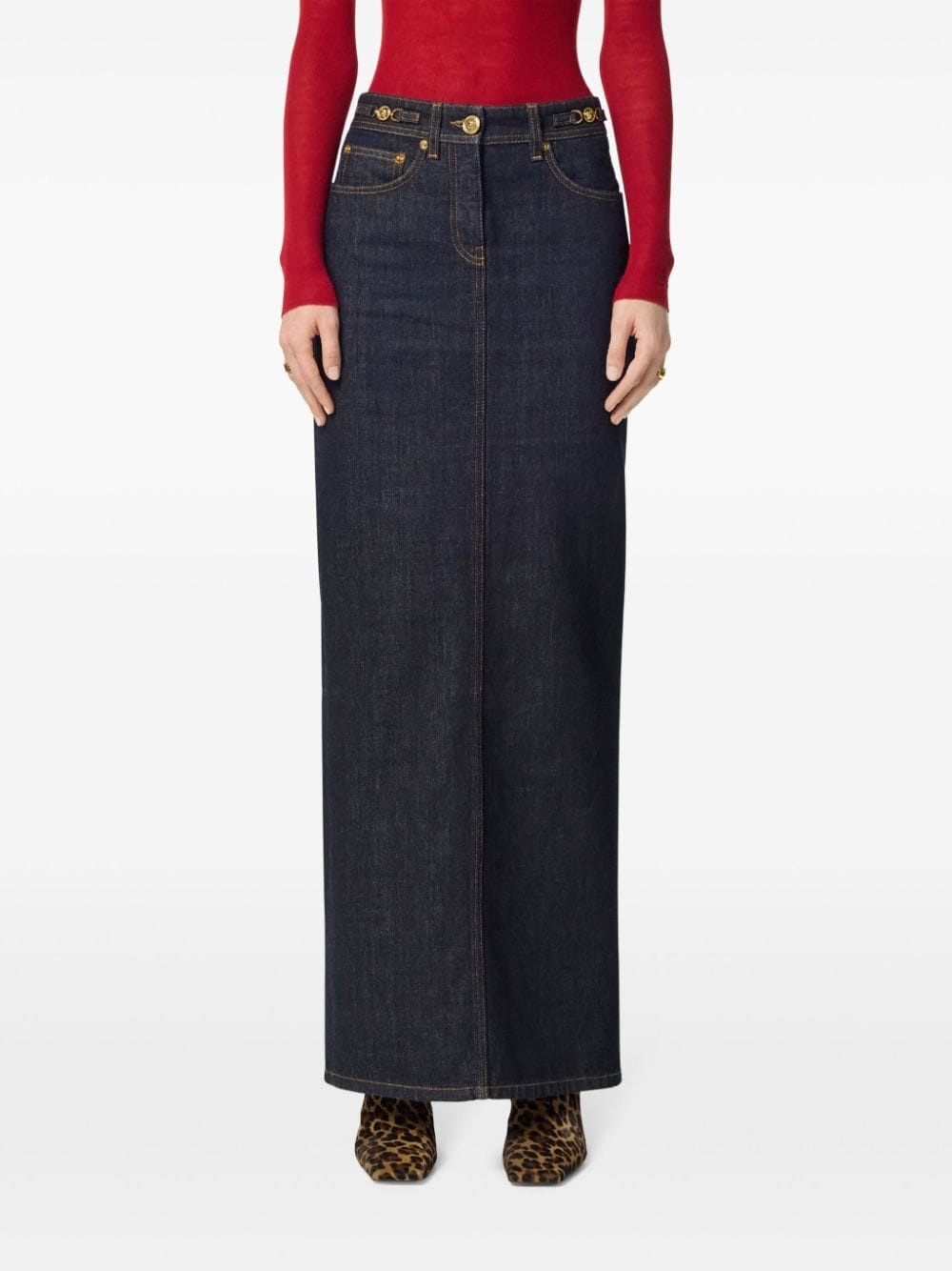 Medusa '95 denim skirt - 3