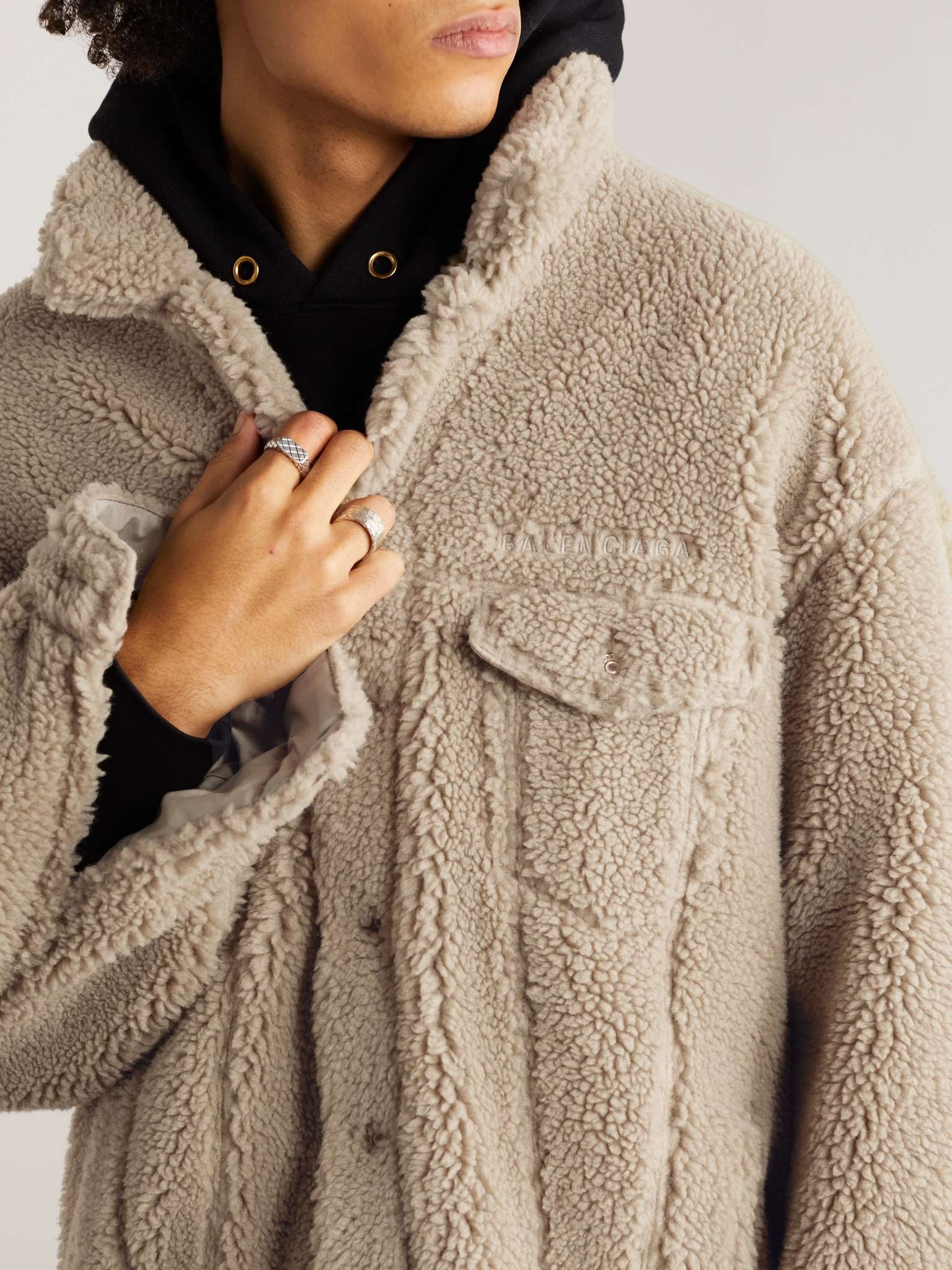 Oversized Fleece Jacket - 12