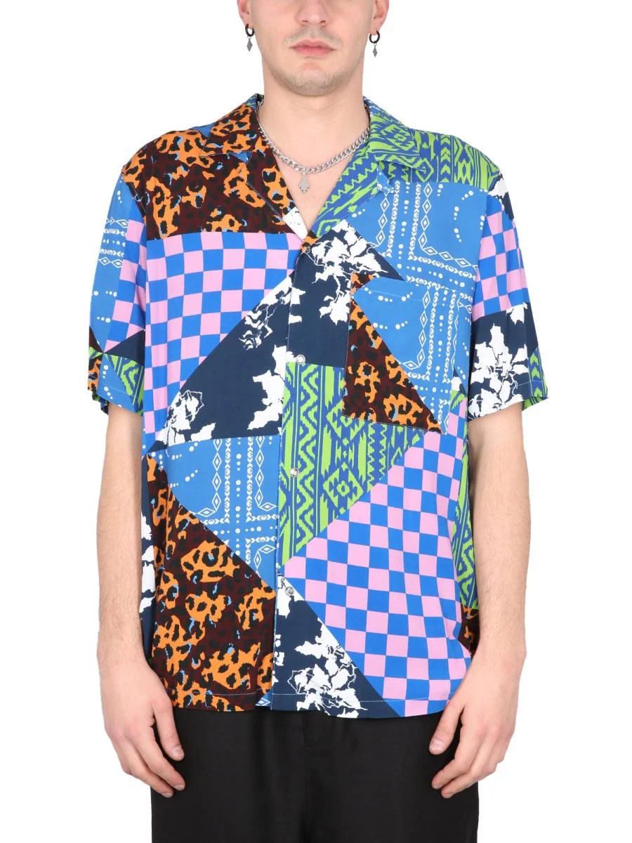 MARCELO BURLON COUNTY OF MILAN HAWAII MIX & MATCH SHIRT - 1