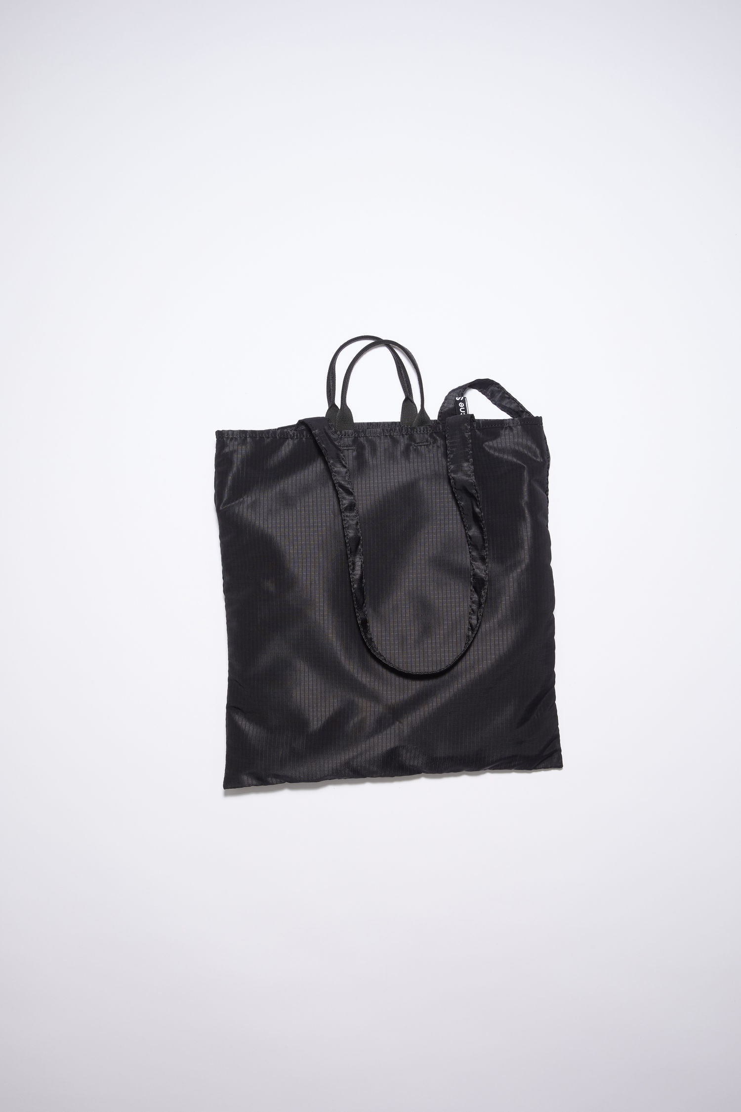 Logo plaque tote bag - Black - 2