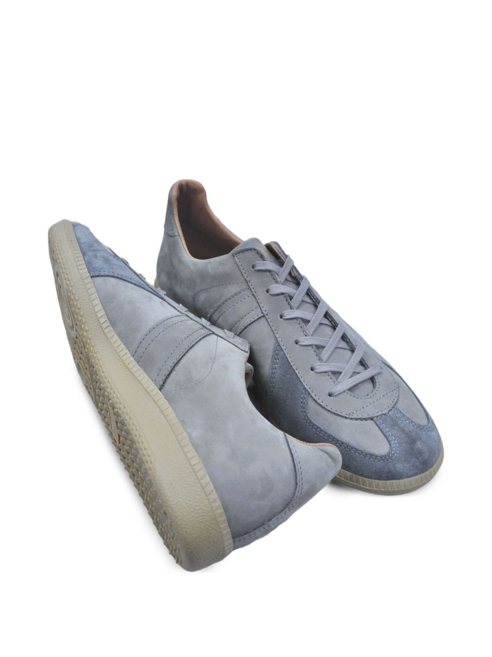 German Military suede panelled lace-up sneakers - 3