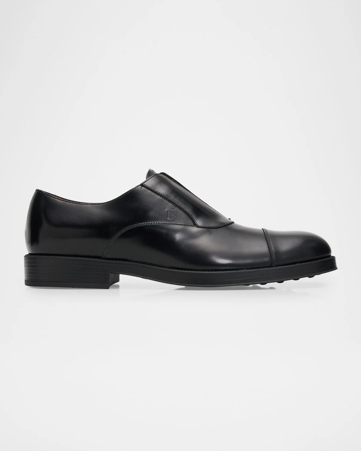 Men's Leather Slip-On Oxford Loafers - 1