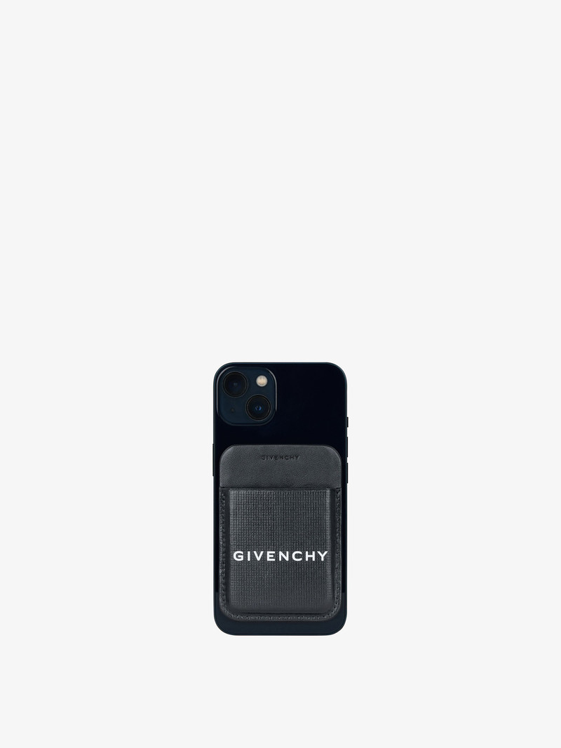 GIVENCHY MAGNETIC CARD HOLDER IN 4G CLASSIC LEATHER 1